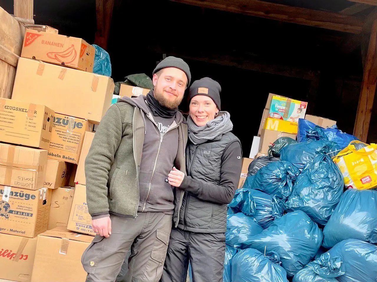 Marian und Lena Mietchen aus Leißnitz hatten einen Spendenaufruf gestartet und sind begeistert von der großen Resonanz.