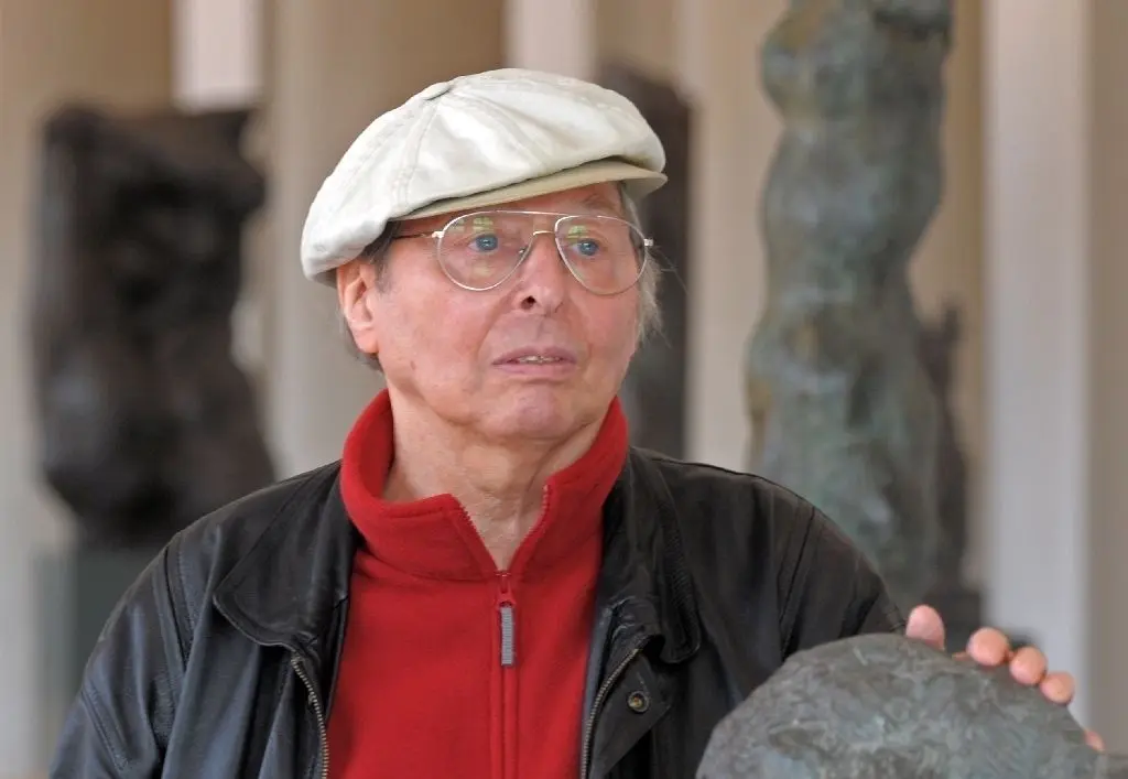 Wieland Förster im Dresdner Zwinger. 58 seiner Werke hatte er 2001 der Staatlichen Kunstsammlung überlassen.