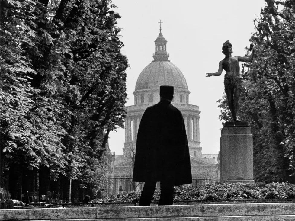 Die stillen Wege im Jardin du Luxembourg, Paris 1982 (Ausschnitt)