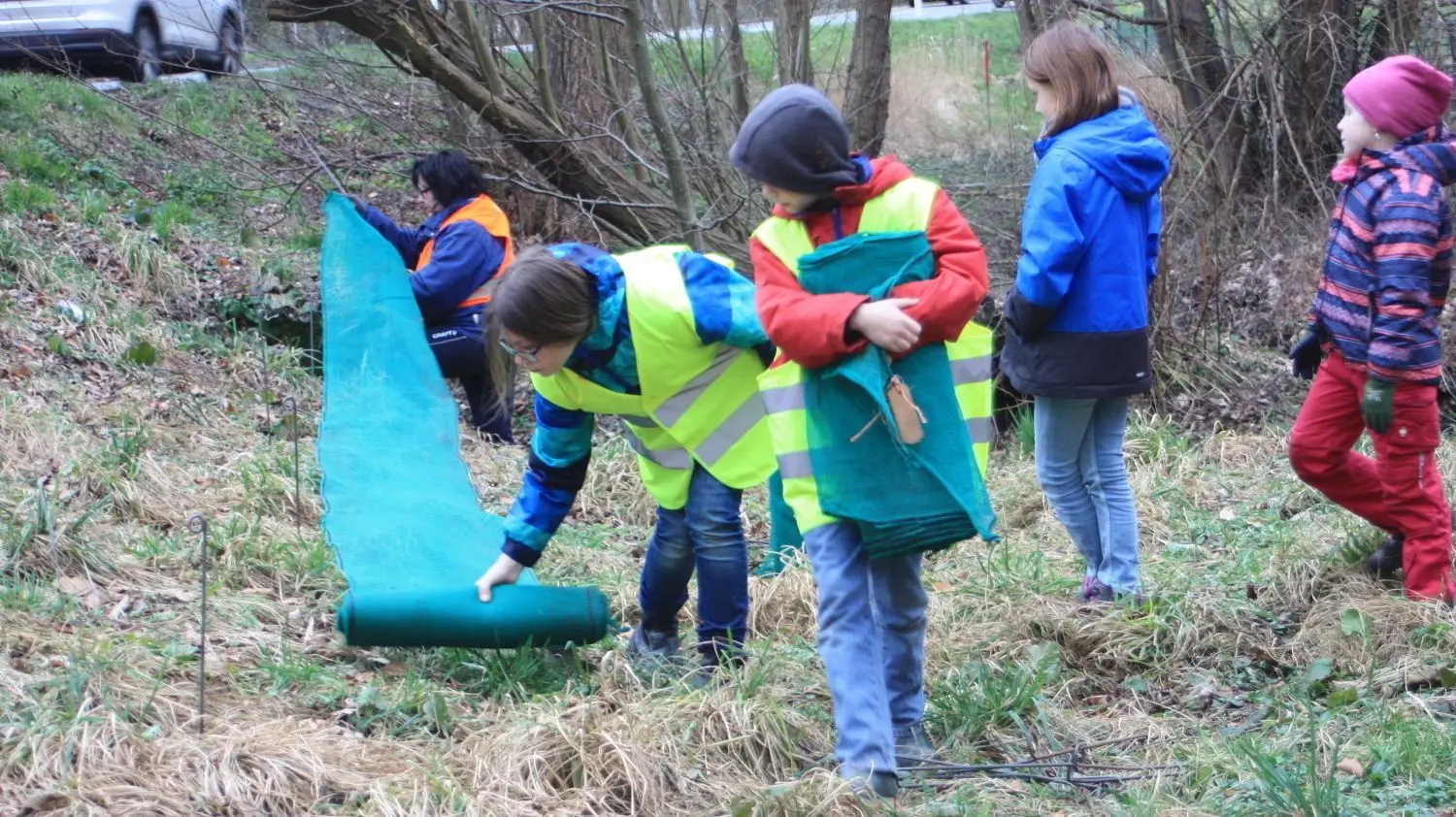 Die Juniorranger in Aktion. Einige der Kinder sind bereits seit vielen Jahren dabei.