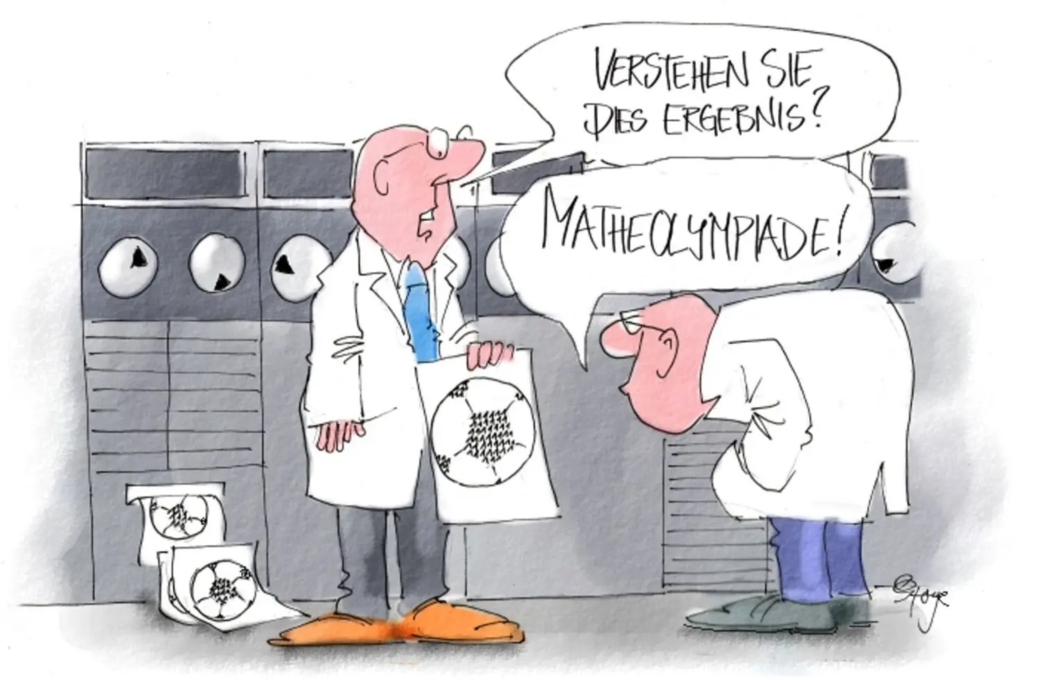 Im Rechenzentrum.