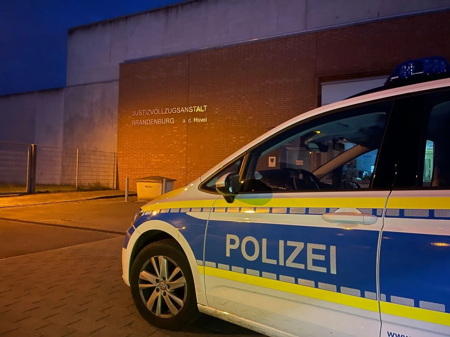 Einsatz am Dienstagabend in der JVA Brandenburg.