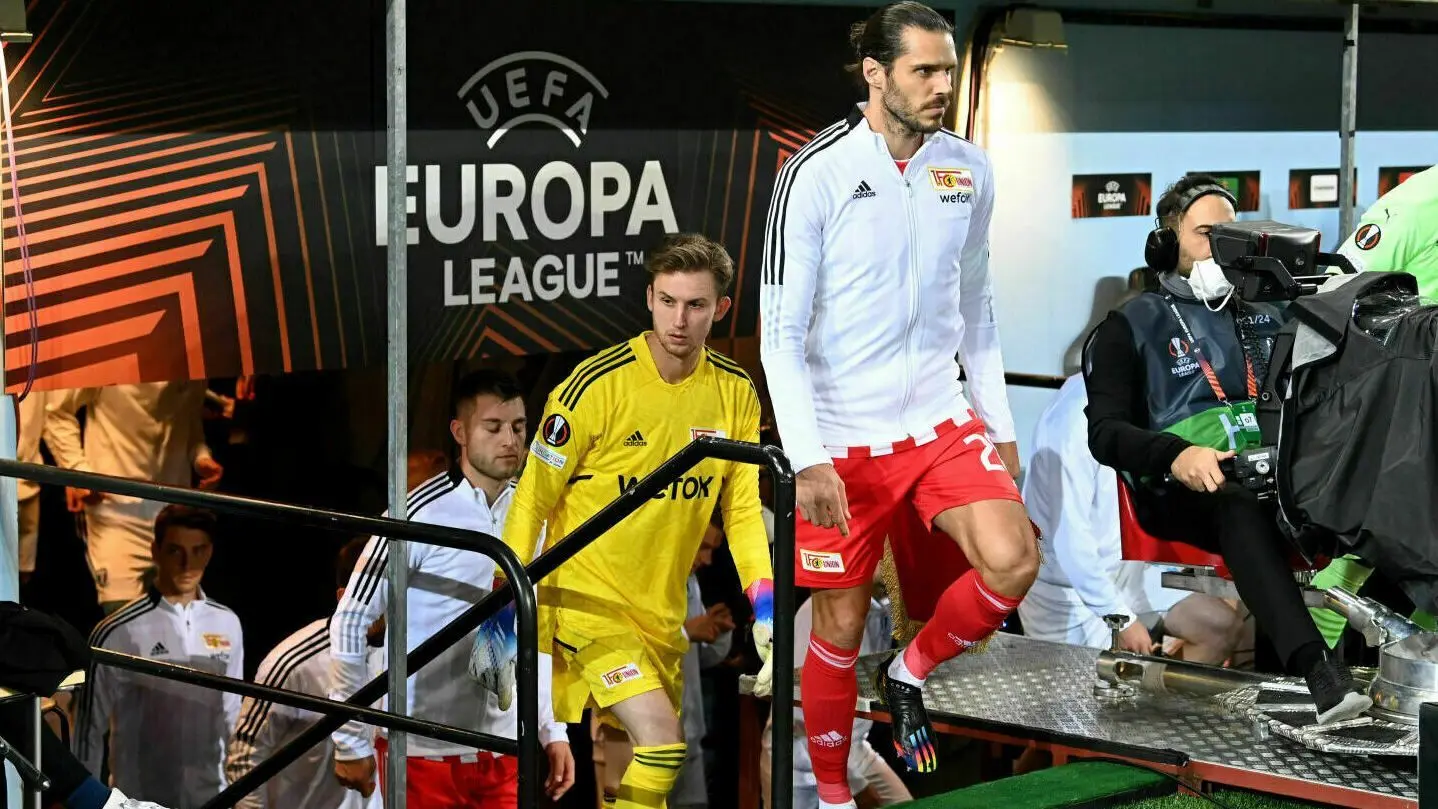 Kapitän Christopher Trimmel (rechts) will mit Union Berlin gegen Malmö FF den zweiten Sieg in der Eurpa League holen.