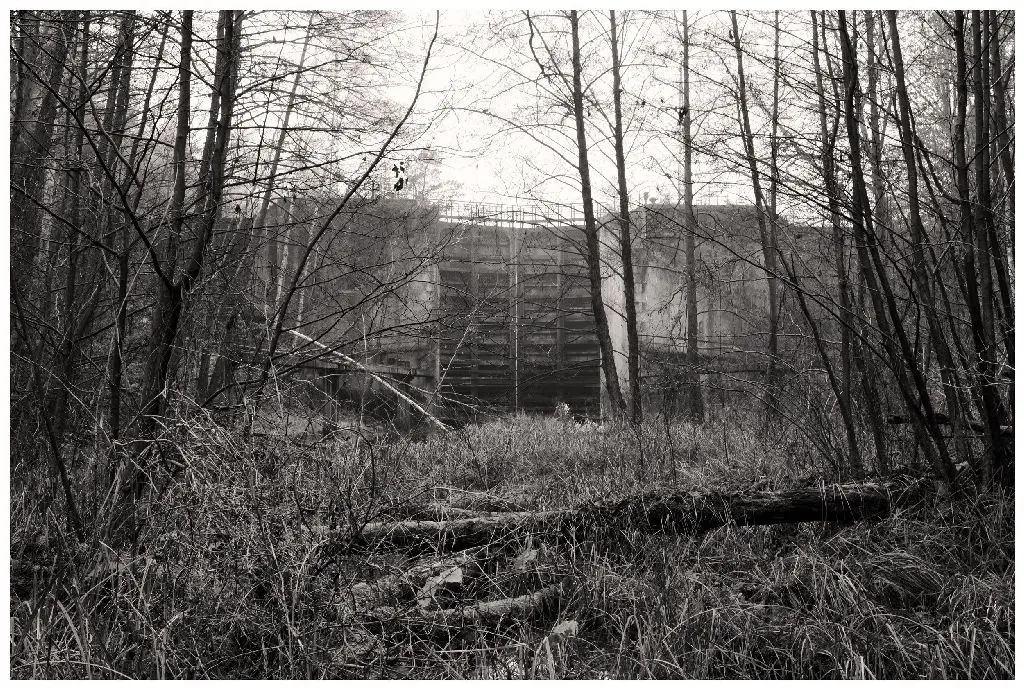 Das Ende des Finowkanals: Unterhaupt von Schleuse 1 der Niederfinower Schleusentreppe, fotografiert von Hans Jörg Rafalski 2019