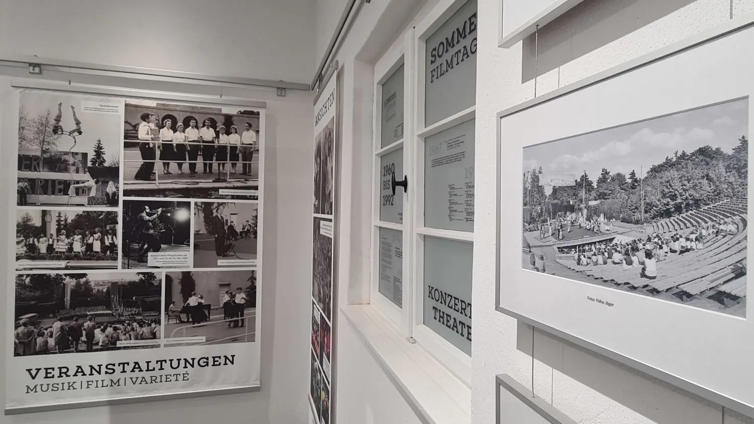 Einblick in die Ausstellung zum 65. Geburtstag der Freilichtbühne.