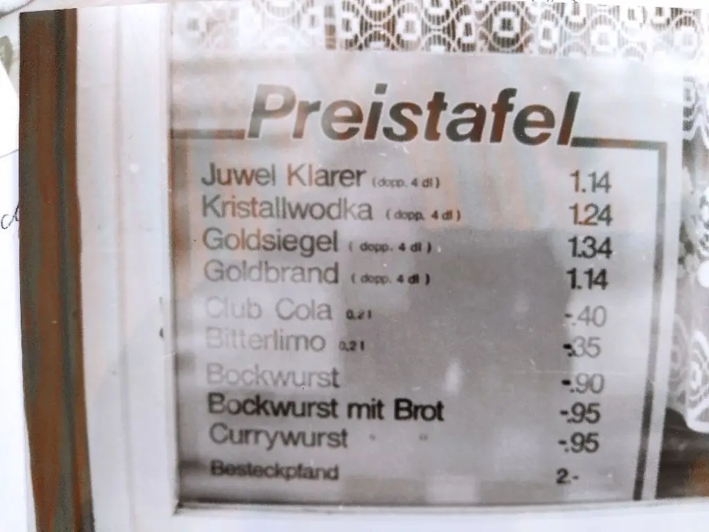 Pfennig und Mark: Preise von der Eröffnung am 4. August 1989