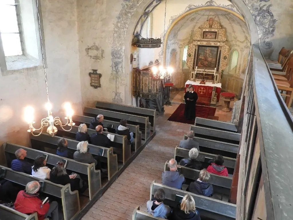 Die Andacht in der Borner St. Pankratiuskirche hielt Pfarrerin Christiane Moldenhauer.