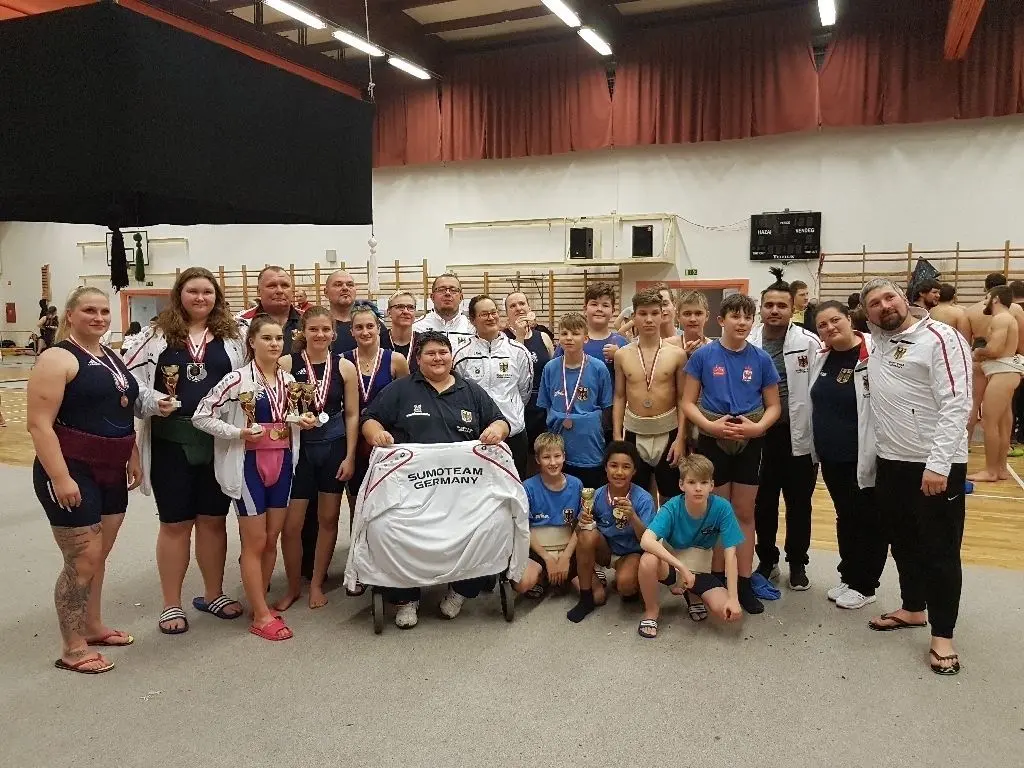 Das Deutsche Sumo-Team erlebte in Ungarn einen verheißungsvollen Auftakt in das Wettkampfjahr 2020.Fotos: privat