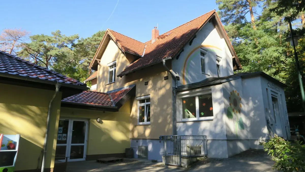 Die Kita Heidehaus in Rauen bei Fürstenwalde.
Die Kita Heidehaus in Rauen bei Fürstenwalde.