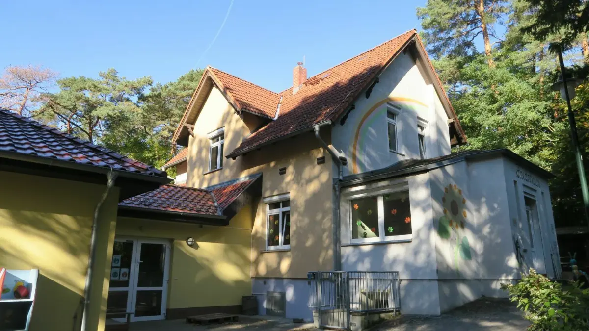 Die Kita Heidehaus in Rauen bei Fürstenwalde.
Die Kita Heidehaus in Rauen bei Fürstenwalde.