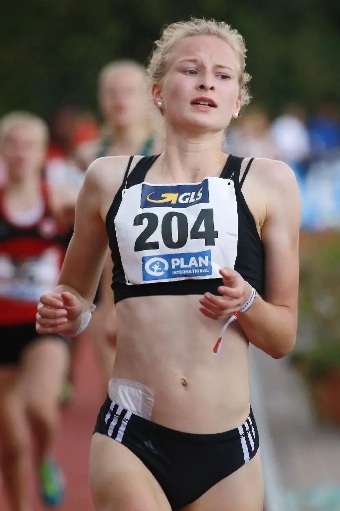 Klare Siegerin in der Nachwuchs-Kategorie: Leichtathletin Libby Buder von der SG Gaselan Fürstenwalde
