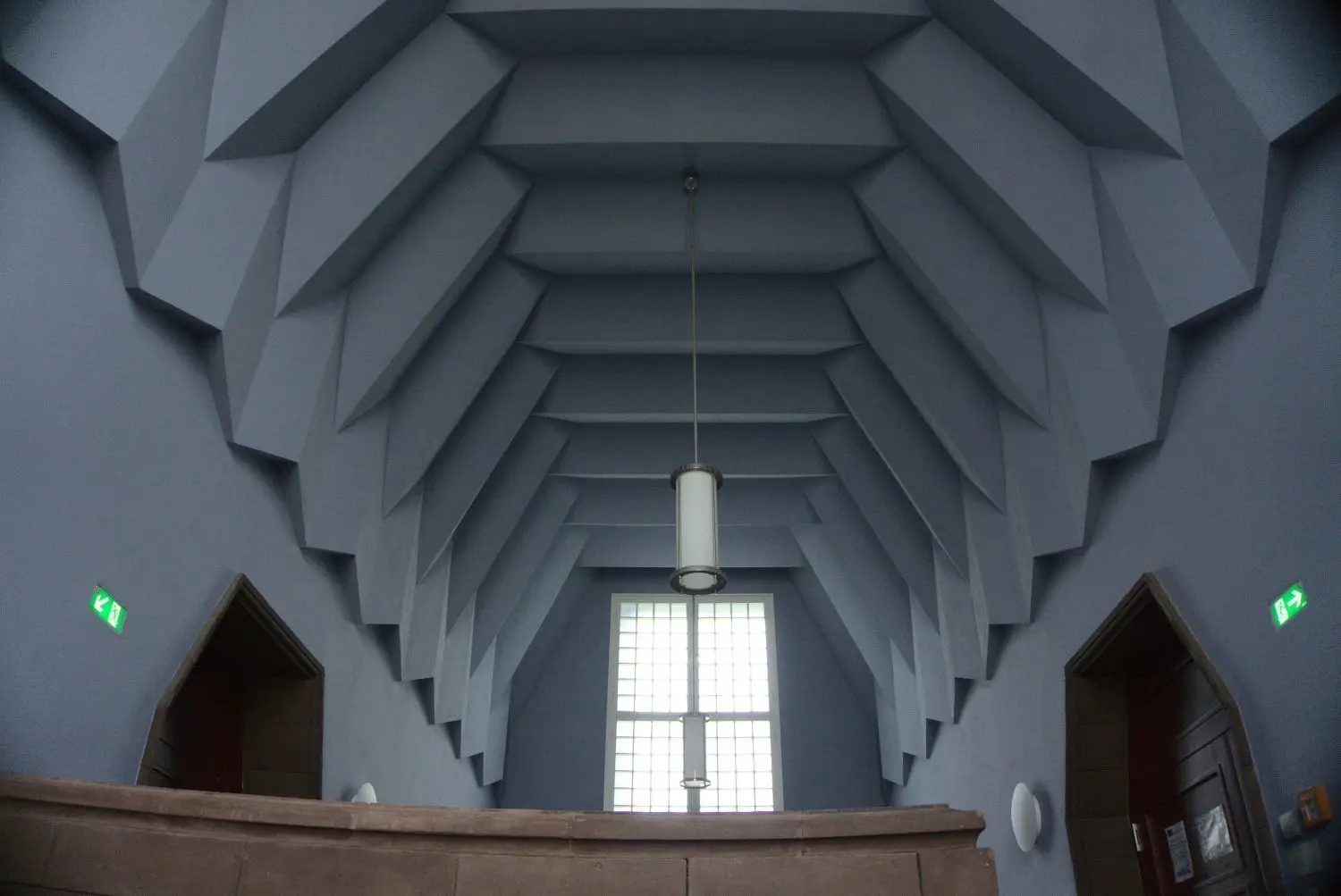 Expressionistisch: das Treppenhaus der Chirurgischen Pferdeklinik, heute Institut für Sportwissenschaft