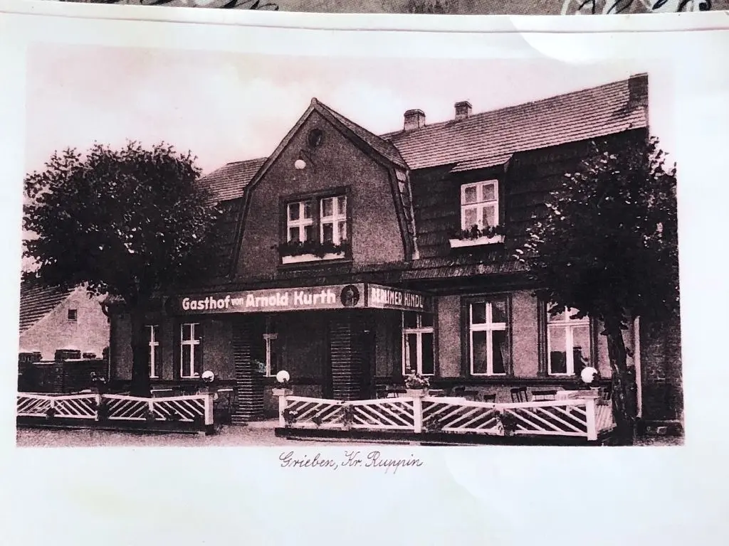 So war das damals: Ein Blick auf die Fassade des ehemaligen "Gasthofes von Arnold Kurth".