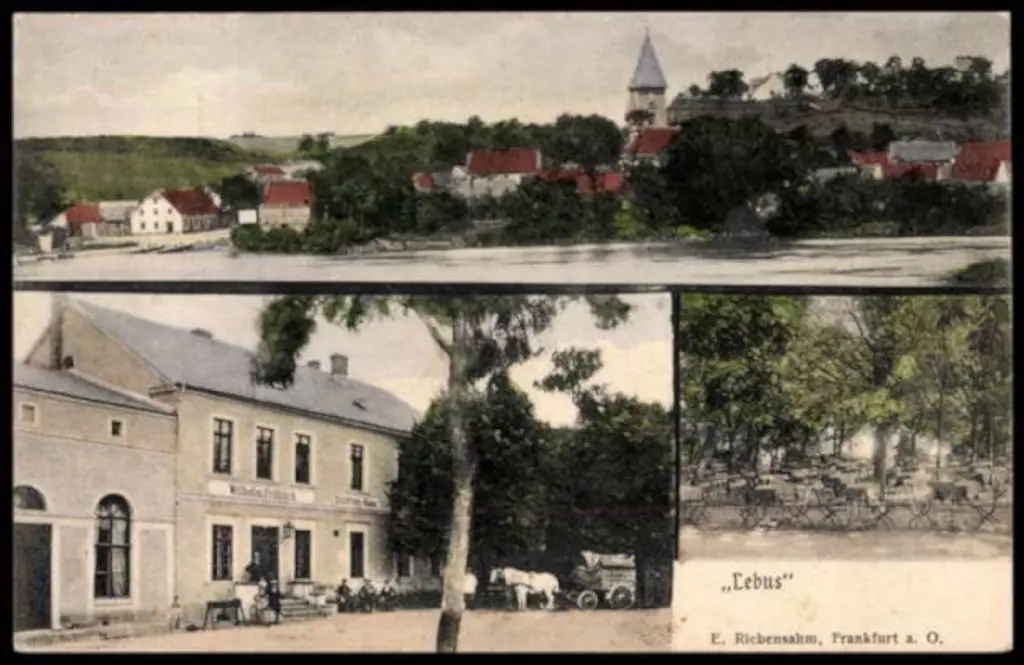 Einst: historische Ansichten von Lebus