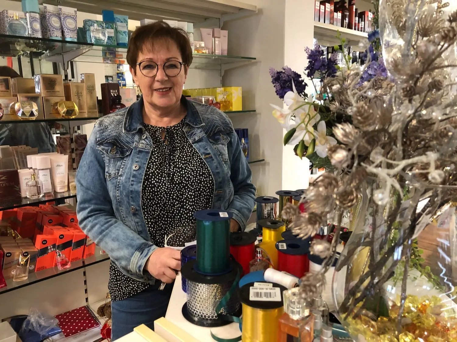 Hannelore Wurow (67) gibt die Drogerie in Kremmen auf.