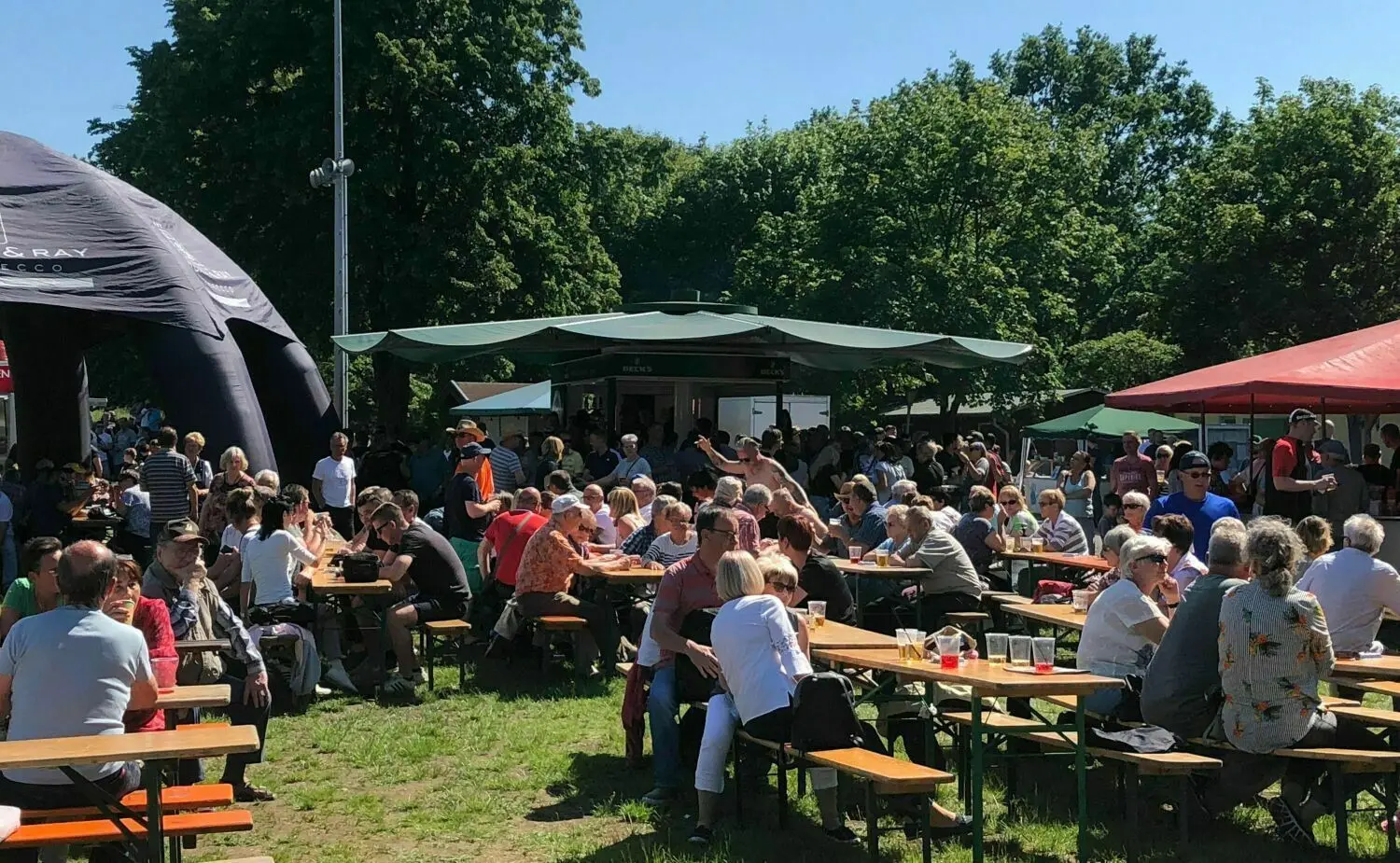 Himmelfahrt im Stadion Fürstenberg an der Oder (Eisenhüttenstadt) im Jahr 2019. Ist dort auch diesmal etwas los?