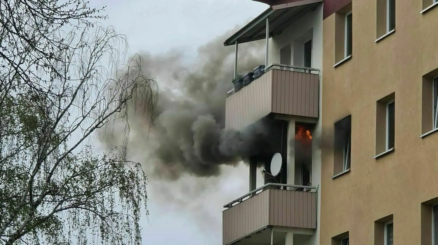 In Rüdersdorf hat eine Wohnung gebrannt.