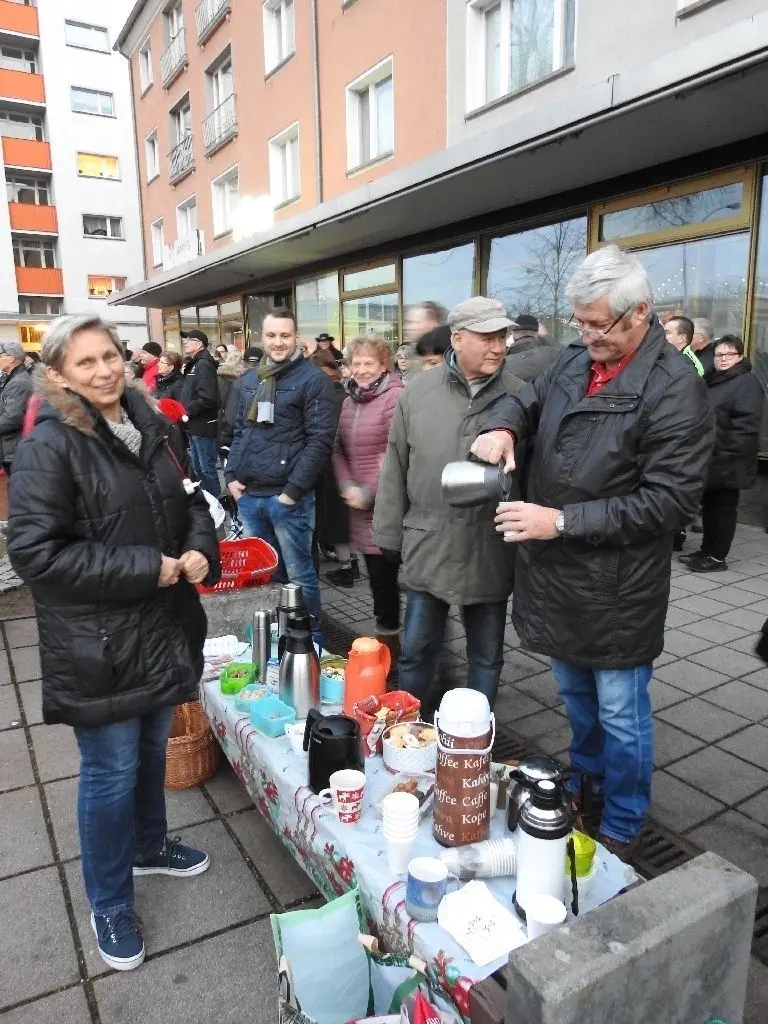 Vereinsleben: Die Sportlertruppe vom SV Sprite 07 war dabei.