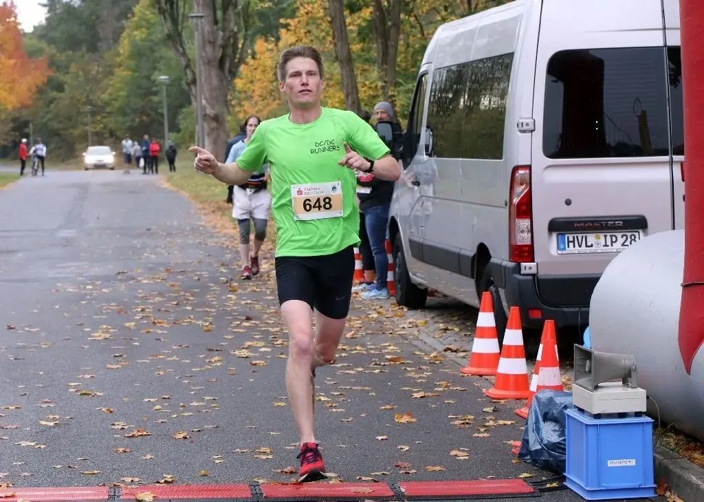 Perfekt: Marathon-Sieger Hannes Hähnel hat alle Streckenrekorde in seinem Besitz.