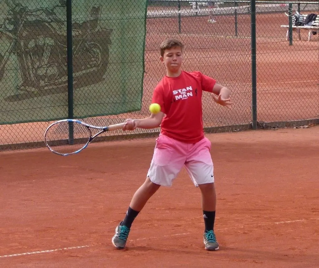 Barnimer Nachwuchs in Aktion: Phillip Hein ist einer der starken Newcomer in der U 14 des TTC Bernau.