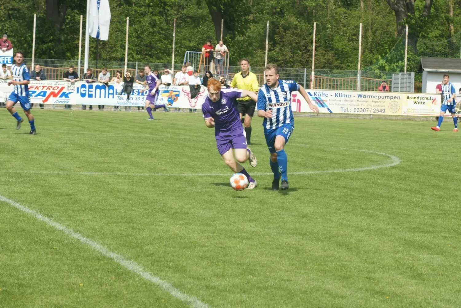 Enges Spiel: Das Brandenburgliga-Derby zwischen dem SV Zehdenick und dem SV Altlüdersdorf hielt, was es versprach und sorgte für viel Spannung.