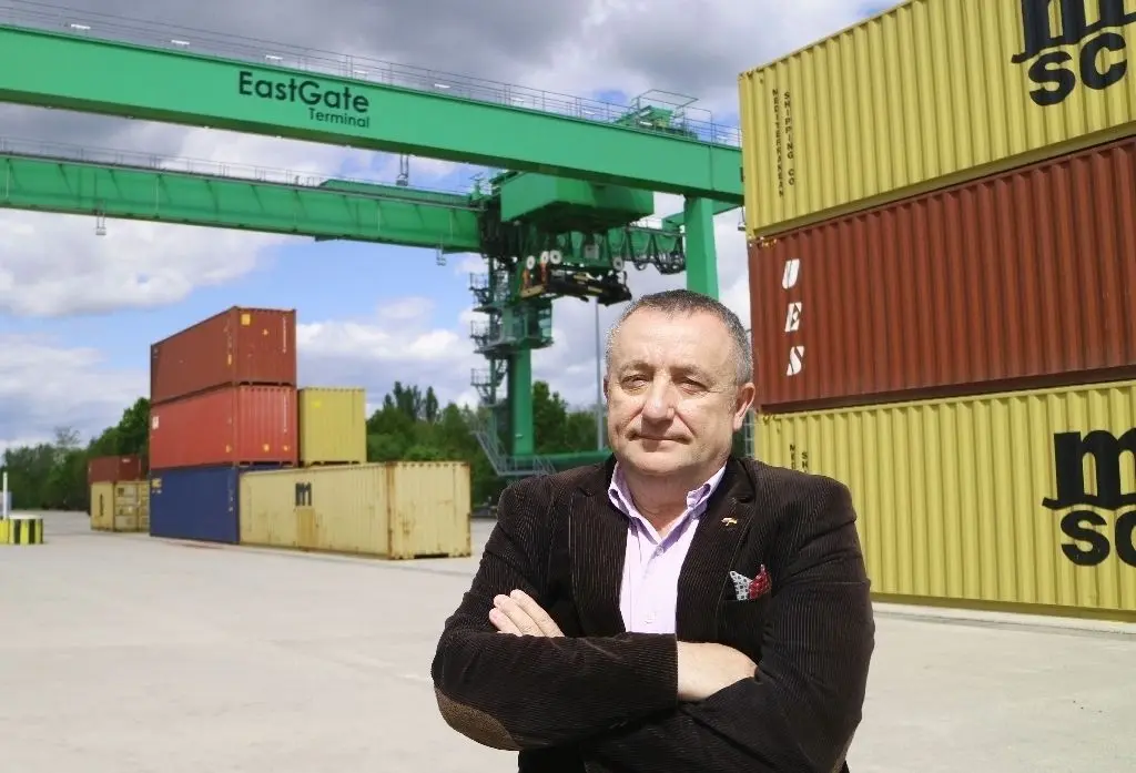 Marek Poznanski PCC Intermodal, leitet das KV-Terminal in Frankfurt (Oder) seit 2 Jahren.