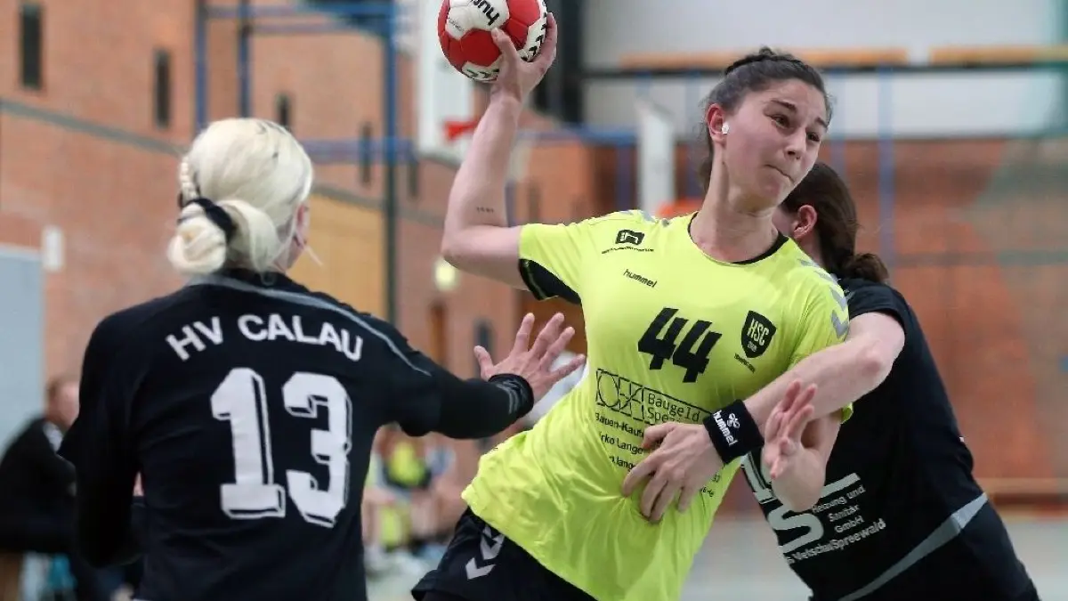 Elisa Winkowski, hier noch im Trikot des HSC 2000, startet mit dem HSV am 25. September in die neue Saison.
Frankfurt an der Oder, Handball Brandenburg-Liga Frauen, HSC 2000 - Calau, Elisa Winkowski
FOTO BENK 27.04.2018