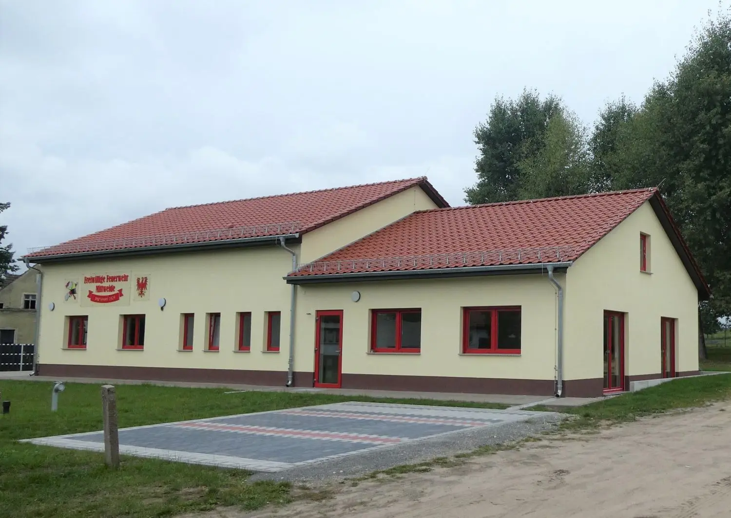 Das neue Feuerwehrgerätehaus in Mittweide.