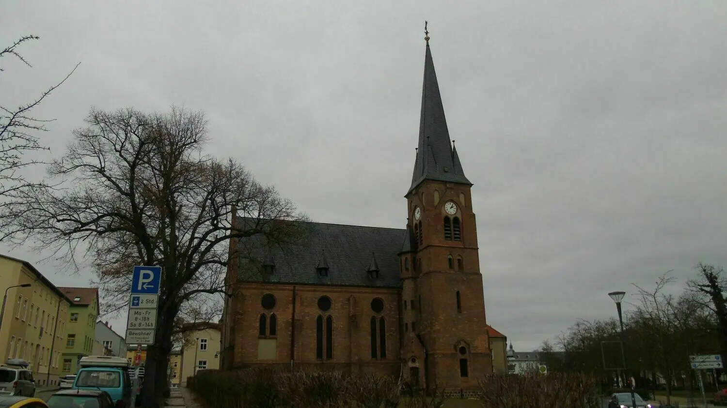 Die Johannis-Kirche in Eberswalde. Hier wurde Nils Olof Wessberg getauft.