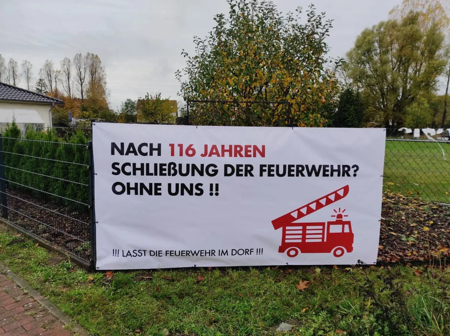 Ein klares Bekenntnis der Zehlendorfer zu ihrer Wehr.