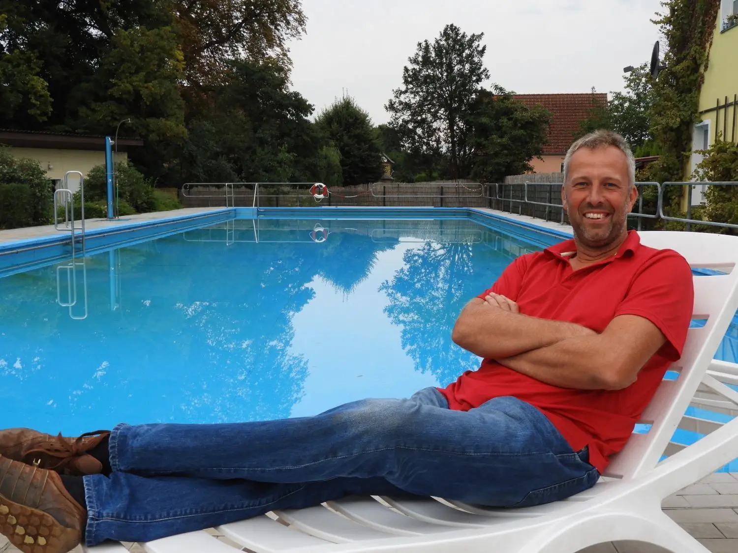 Michael Golze hat den schönsten Arbeitsplatz der Welt.