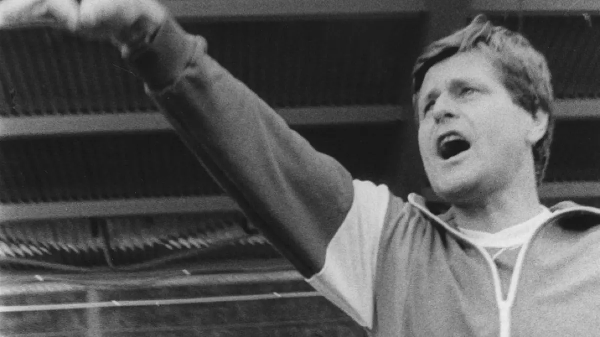 Bohla schaffte mit Energie zweimal den Aufstieg in die DDR-Oberliga. Der Klassenerhalt 1989 sowie die Eurocup-Qualifikation waren seine größten Erfolge.
Fritz Bohla. Foto: Fotodienst Hajek