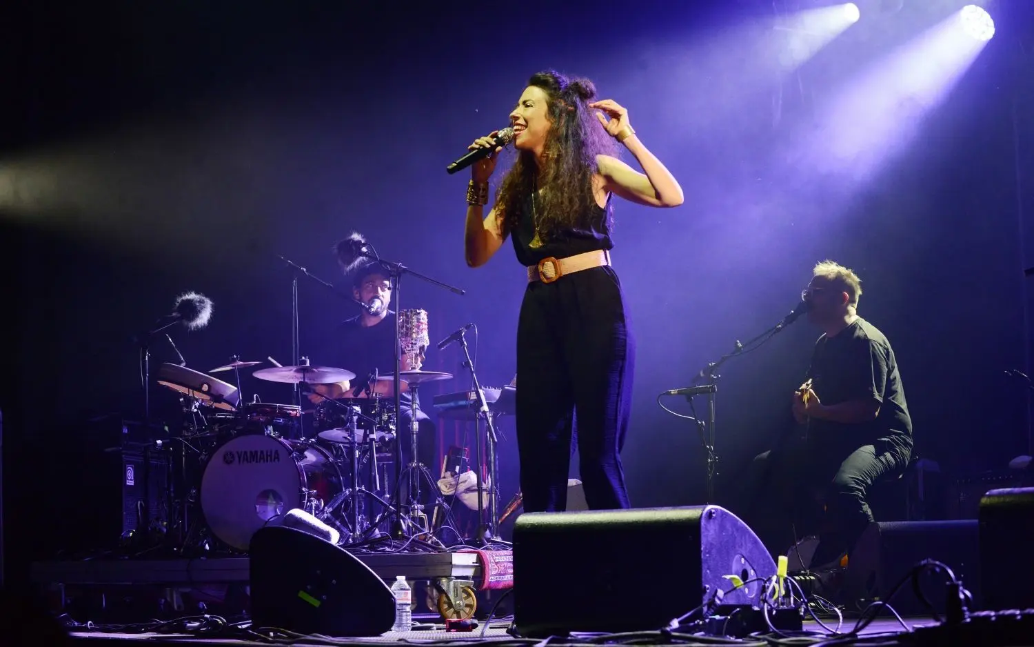 Das Nachtkonzert mit Djazia Satour war ein besonderes Erlebnis für die Zuhörer. Die Künstlerin mischt Orientalisches mit Black Music