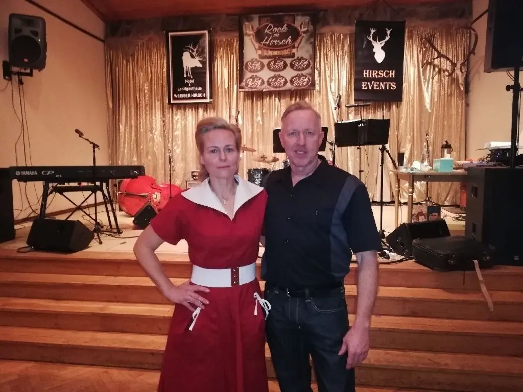 Sind zum wiederholten Mal dabei: Das Paar Sibille und Michael begeistert sich für Rockabilly.