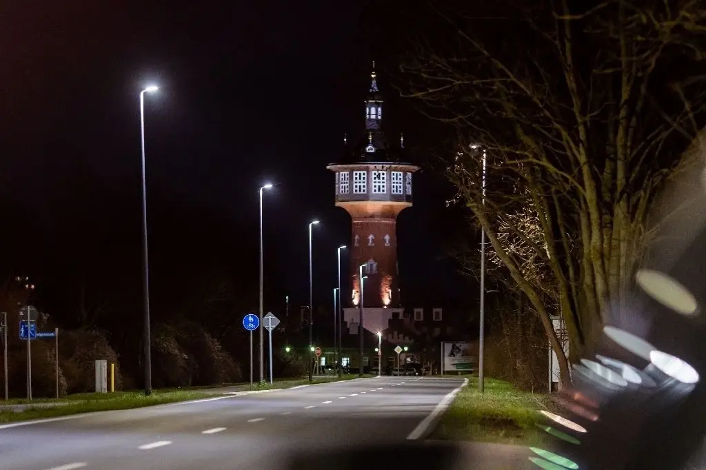 LED-Straßenlaternen wurden bereits am Heinersdorfer Damm in Schwedt installiert.