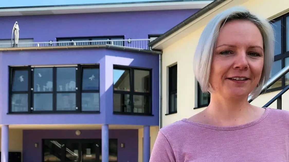 Übt heftige Kritik an der möglicherweise ab dem 16. März geltenden Teil-Impfpflicht: Diana Schickram, Geschäftsinhaberin des Pflegedienstes „In guten Händen“ in Wiesenau (Oder-Spree)