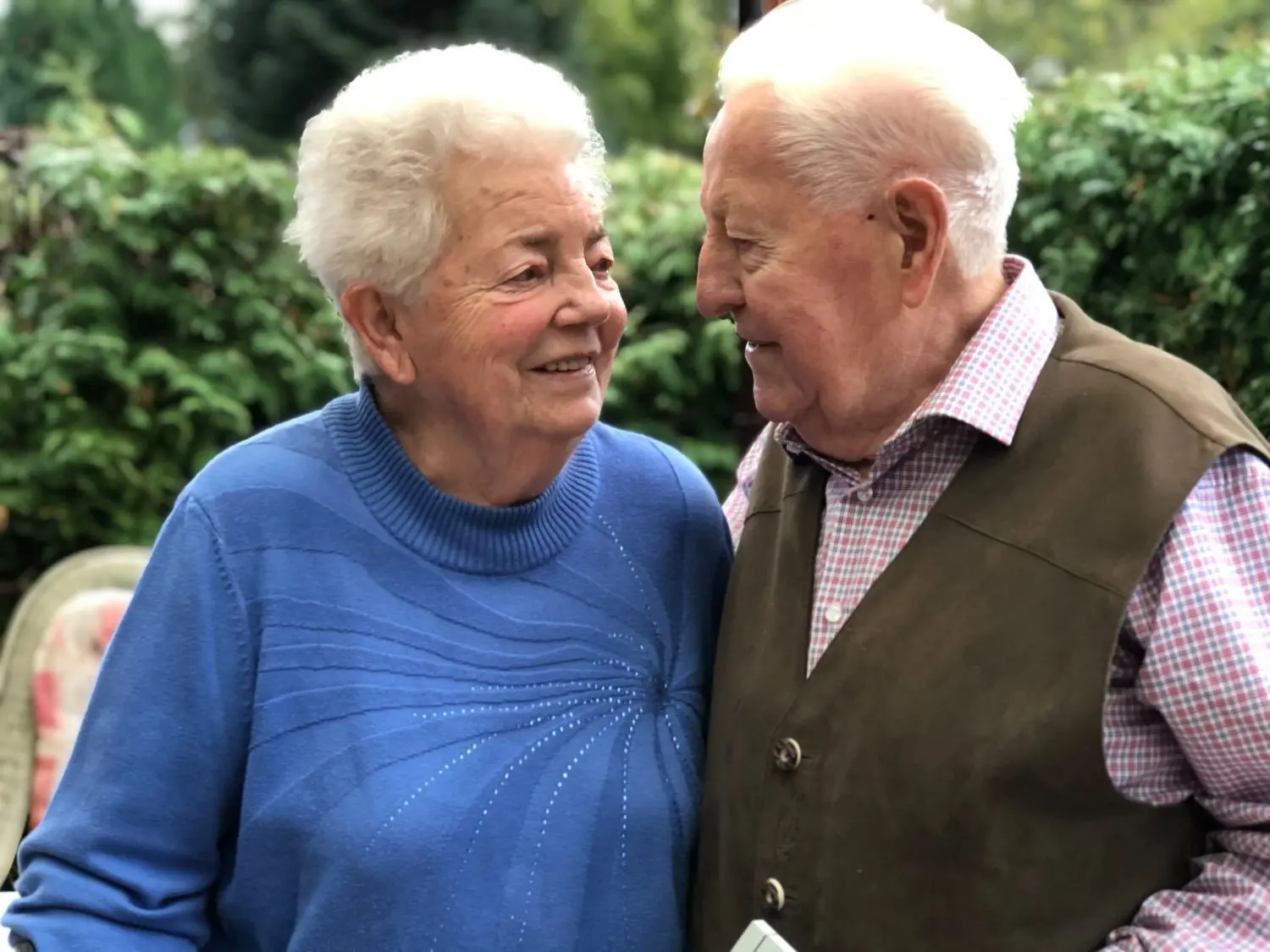 Er ist 90, sie 88. Krankheiten blieben nicht aus. Aber sie haben sich noch.