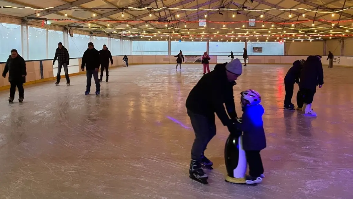 Die Eishalle in Slubice war zur Saison 2023/2024 gut besucht