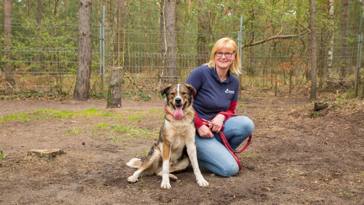Gegenüber vertrauten Menschen zeigt Flash kein Misstrauen. Im Gegenteil, Freude plus viel Power ergibt viel Bewegung.