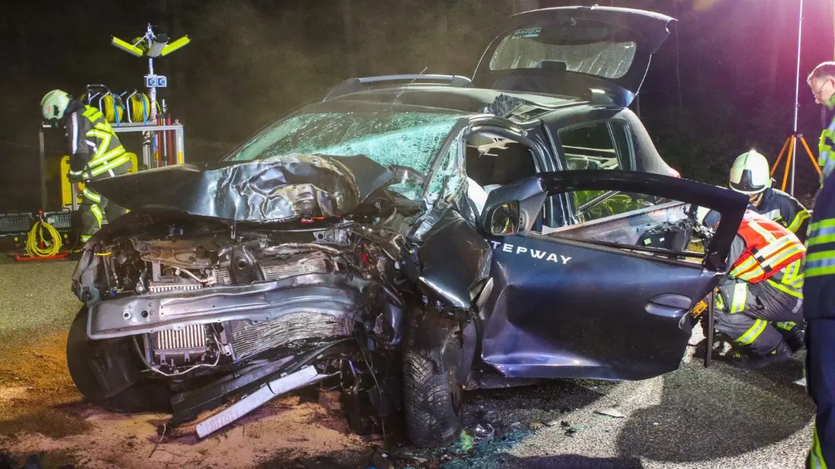Unfall L172, 18.04.2024, Landstraße zwischen Hennigsdorf und Spandau