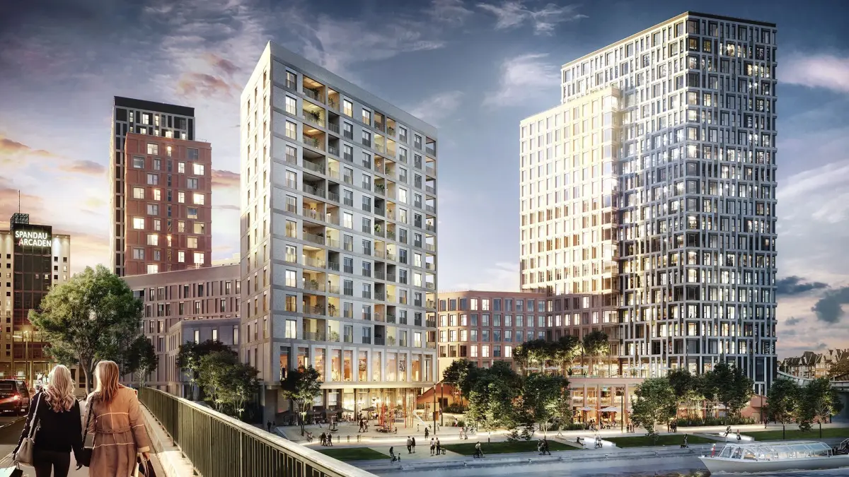 Neues Quartier in Spandau lässt auf sich warten - Das Spandauer Ufer sollte bereits 2023 fertig sein, nun wird ein neuer Zeitraum für den Baubeginn genannt.