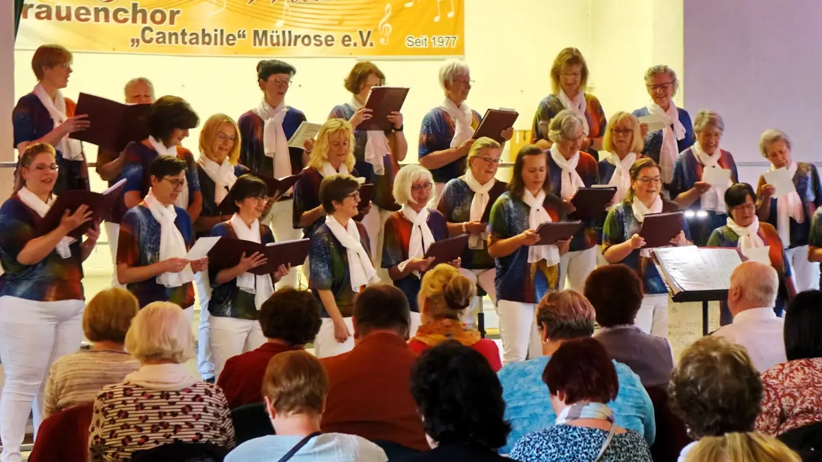 Müllrose. Frauenchor "Cantabile". Aufnahmedatum unbekannt. Foto: Eberhard Holz