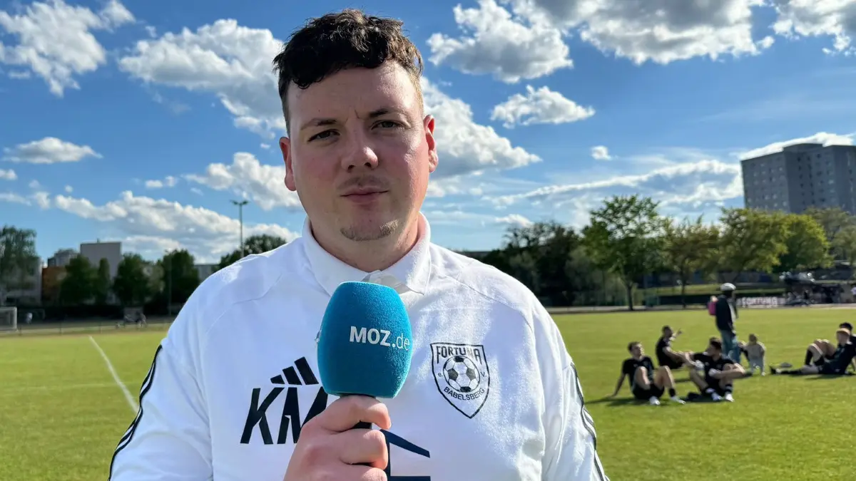 Brandenburgliga: Fortuna Babelsberg Trainer Kai Möbius äußert sich zur Situation seines Teams im Abstiegskampf.