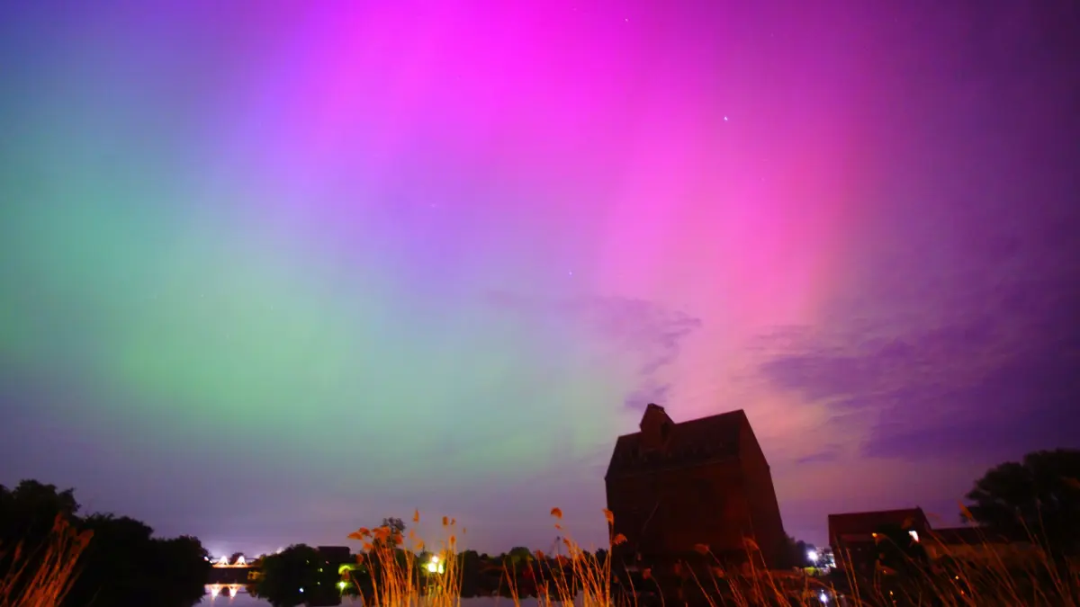 Polarlichter Eisenhüttenstadt