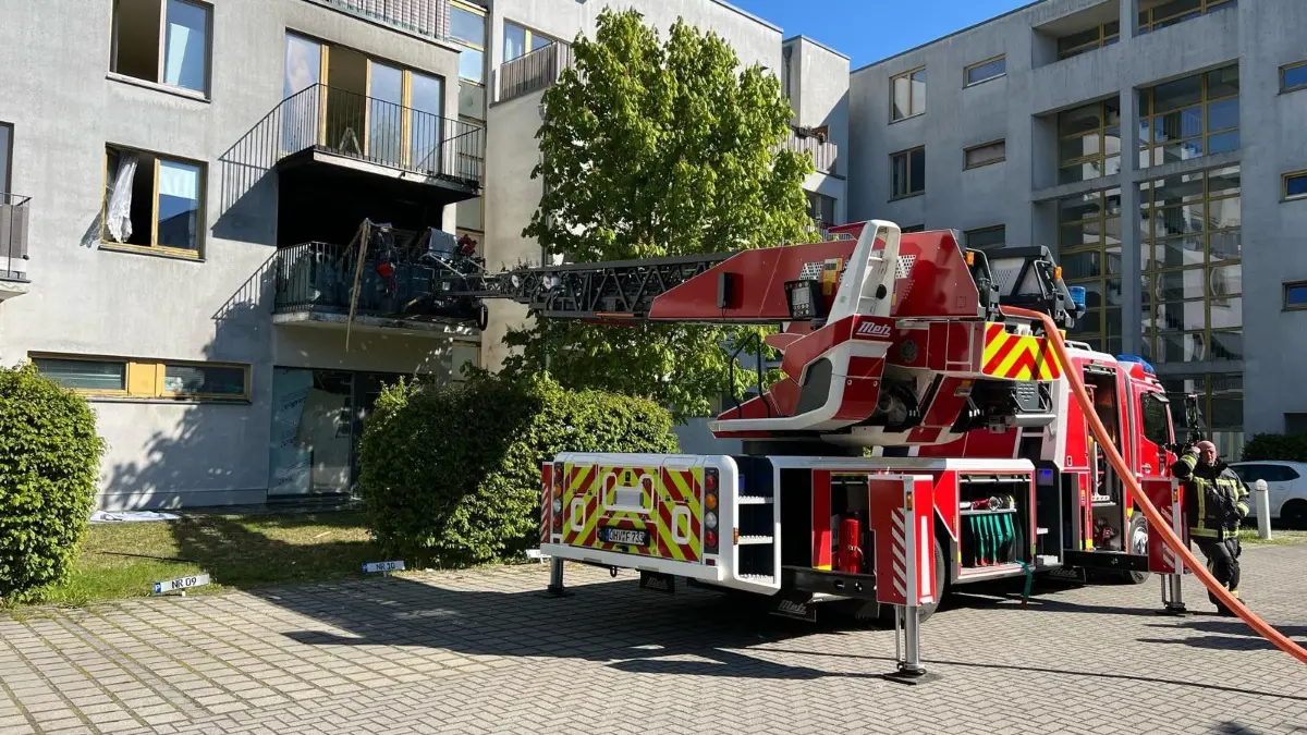 Brand Velten Rosa-Luxemburg-Straße Wohnung 23. April 2024