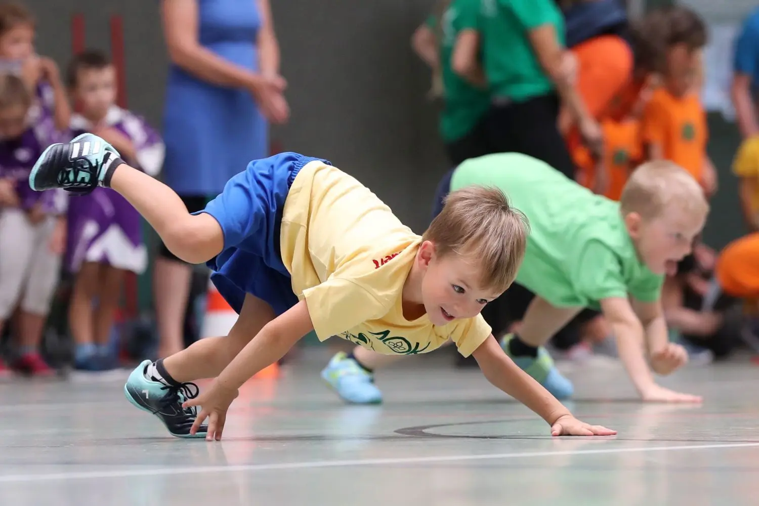 Prenzlau, 05.09.2018: 13. Kita-Cup, Vierfüßlergang Kinderwelt Schwedt