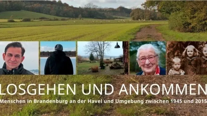 Der Flyer zum Ausstellungsprojekt in Brandenburg an der Havel
