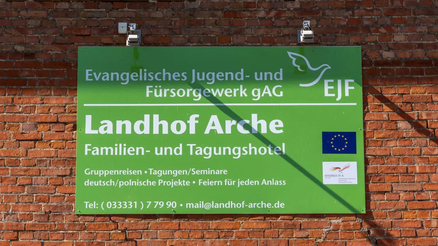 Langjährige Partner: Seit 1998 besteht der Erbbaupachtvertrag zwischen der Gemeinde und dem EJF.