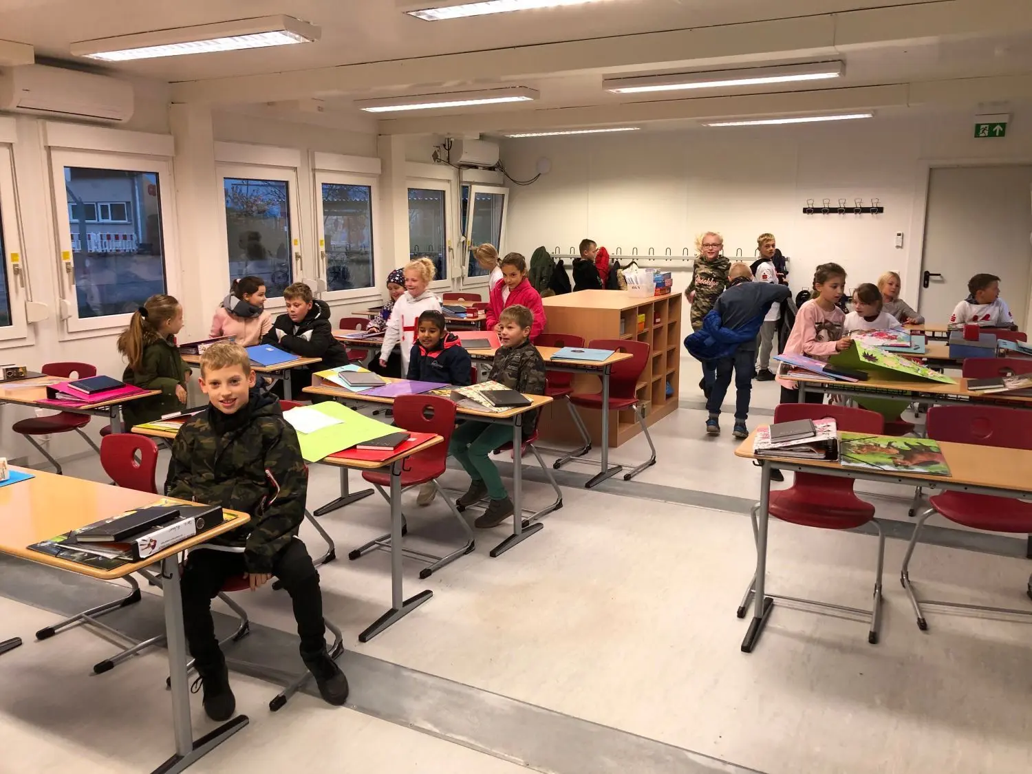 Die Einrichtung für die Drittklässler der Grundschule Kremmen in den Containern ist neu.