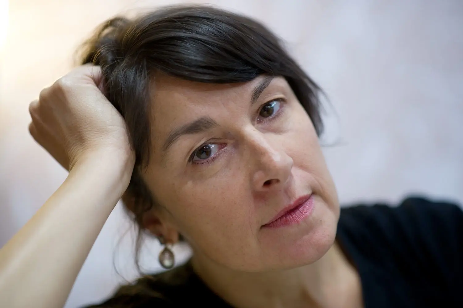 Trauert um ihrem Vater: Schriftstellerin Zsuzsa Bánk